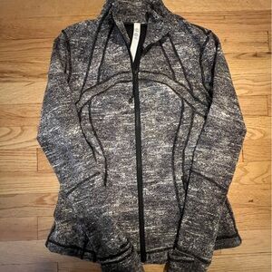 Lululemon Athletica black and white define jacket